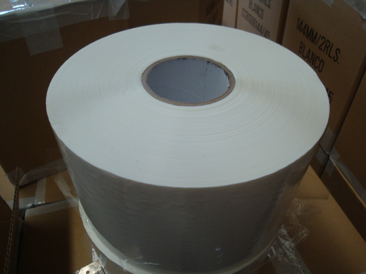 백색 색깔 Bopp 로고 인쇄를 위한 접착 테이프 72MM 60MM 48MM 엄청나게 큰 목록